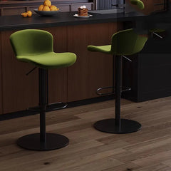 Pink Luxury Barstools Nordic With Back Reception Desks Aesthetic Vanity Bar Stools Swivel Adjustable Banqueta Trendy Furniture