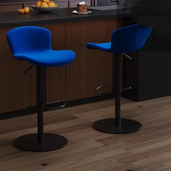 Pink Luxury Barstools Nordic With Back Reception Desks Aesthetic Vanity Bar Stools Swivel Adjustable Banqueta Trendy Furniture