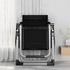 Comfy Folding Chair for Living Room, Foldable Recliner Chair Lounge Chairs with Mattress for Indoor Outdoor, Leisure Cha