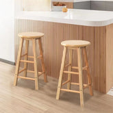 Solid Wood Stool Bar Multifunctional Bar High Stool Southern Home Minimalist High Chair Practical High Chair Nordic Style Chair
