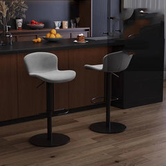 Pink Luxury Barstools Nordic With Back Reception Desks Aesthetic Vanity Bar Stools Swivel Adjustable Banqueta Trendy Furniture